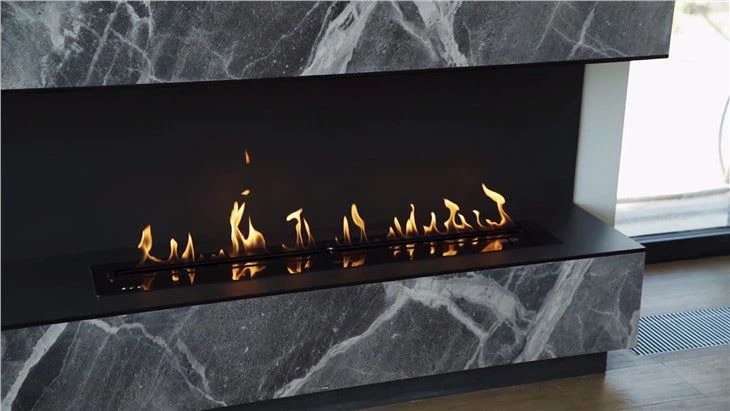 Indbygget Ethanol Fire Line Automatisk Ethanolbrænderindsats